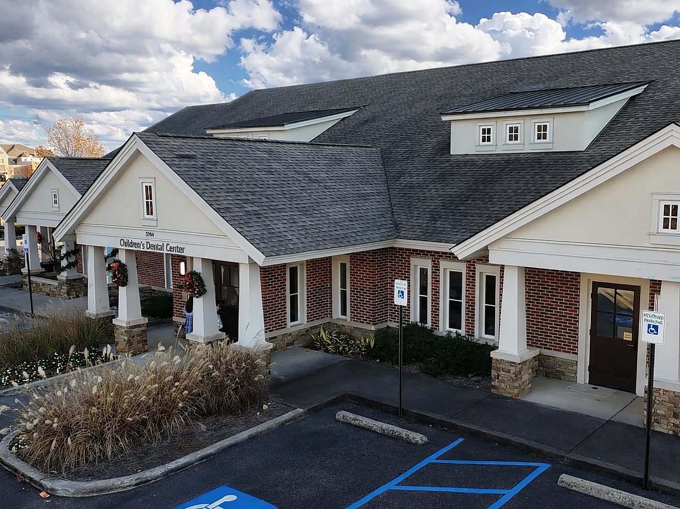 Exterior view of a children's dental office
