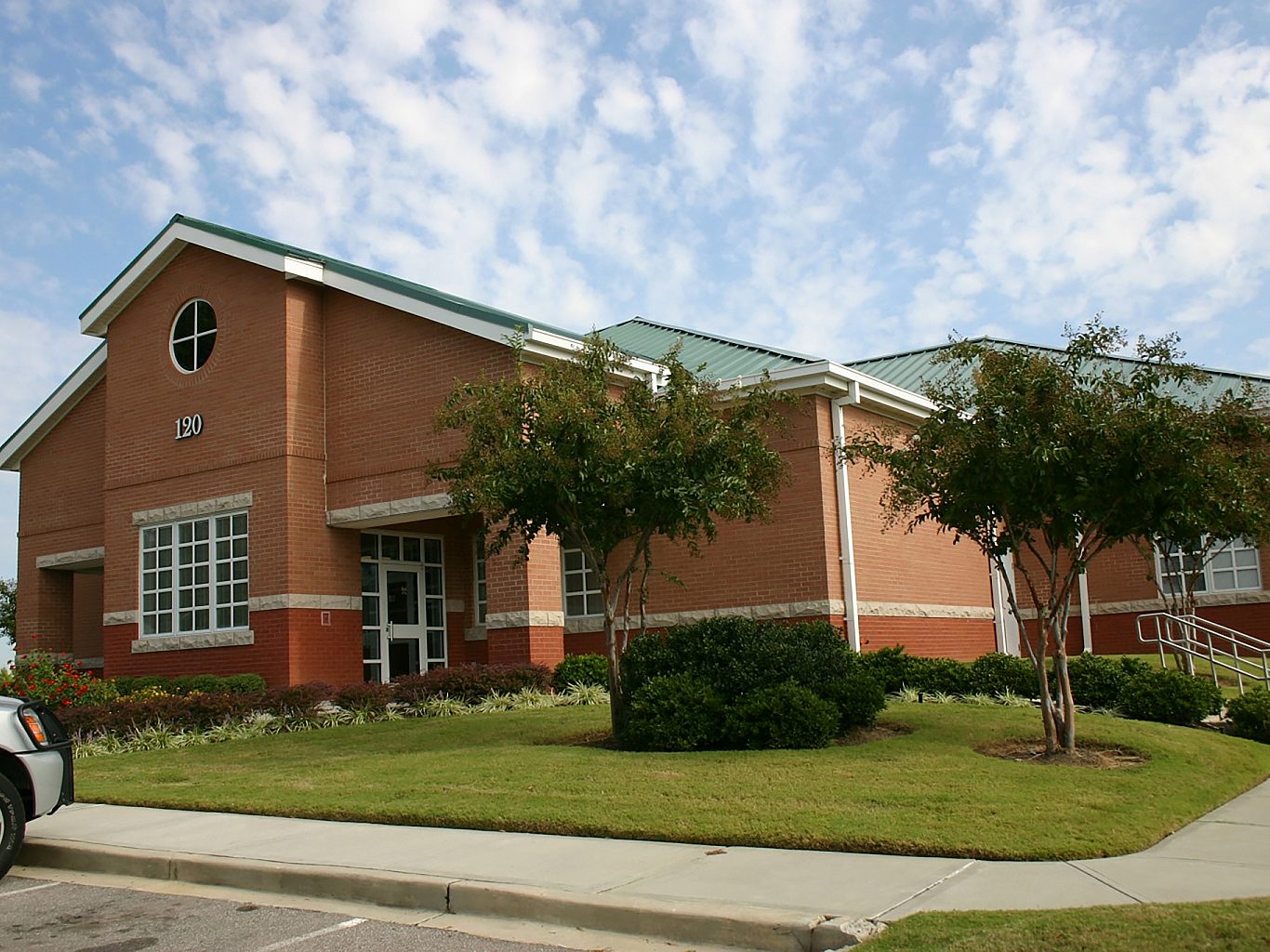 Exterior view of a pediatrician's office