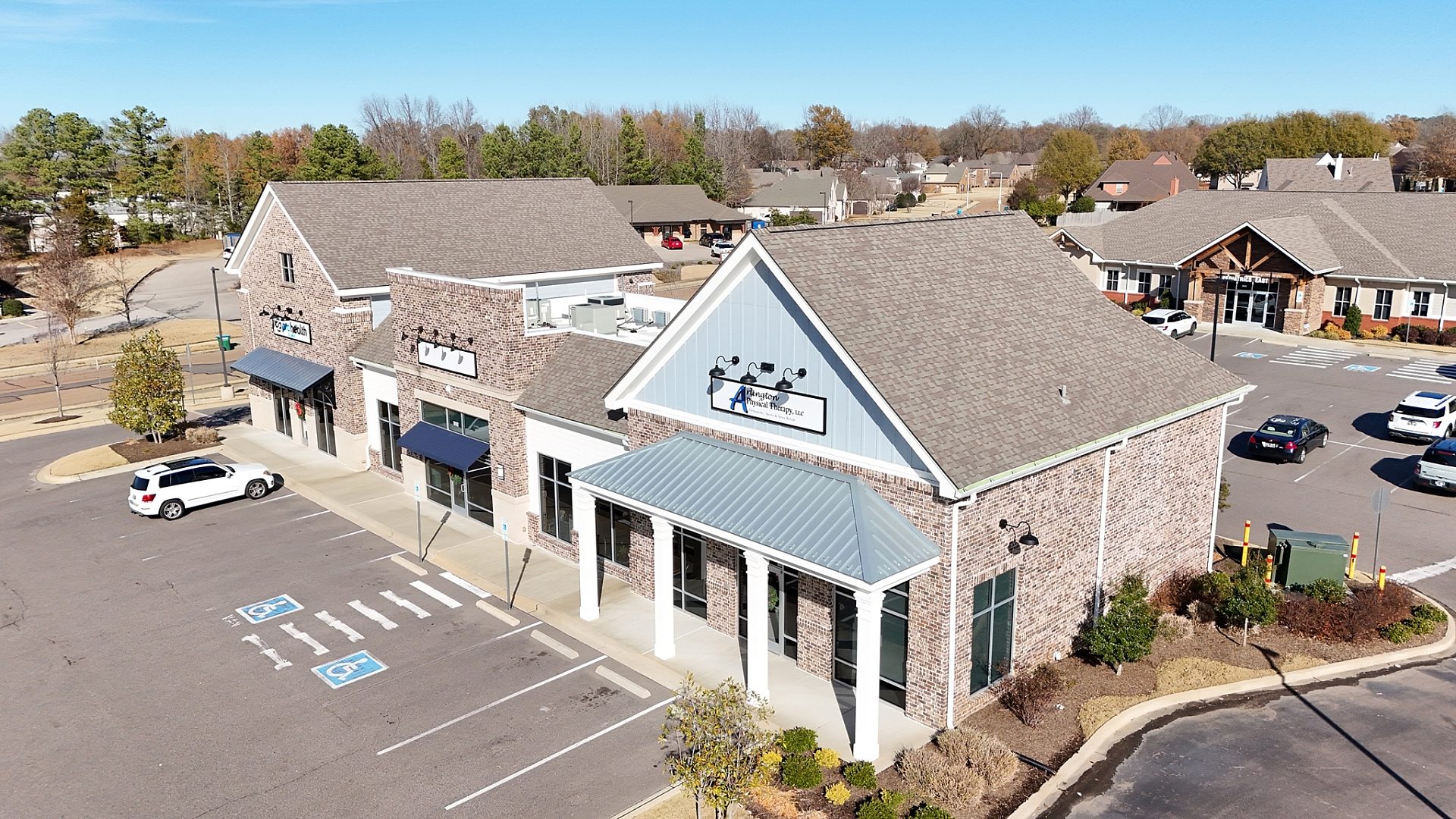 The exterior of a physical therapy clinic.