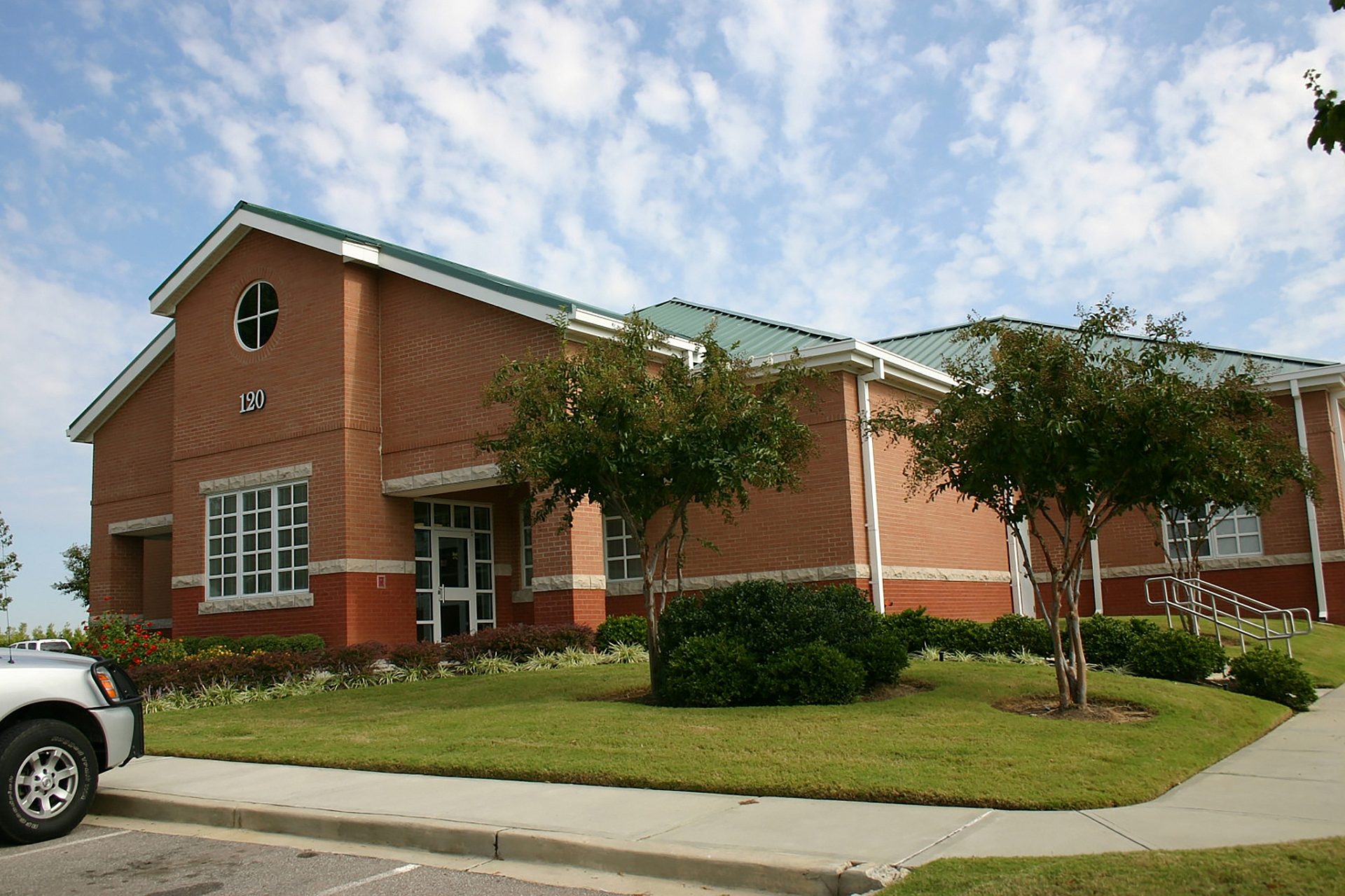 Exterior view of a pediatrician's office
