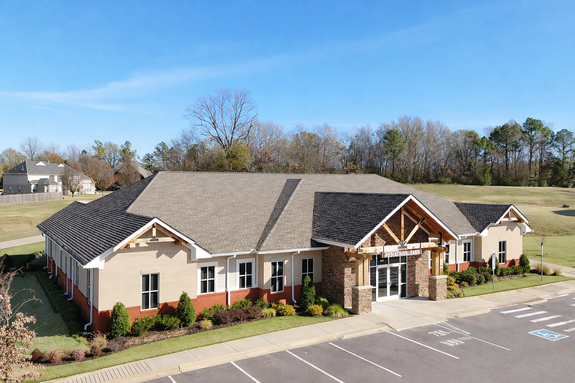 The exterior of a pediatric healthcare office