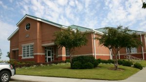 Exterior view of a pediatrician's office